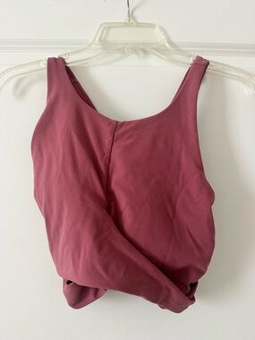 Lululemon Women’s Twist-Front Cropped Tank- Mauve Pink
